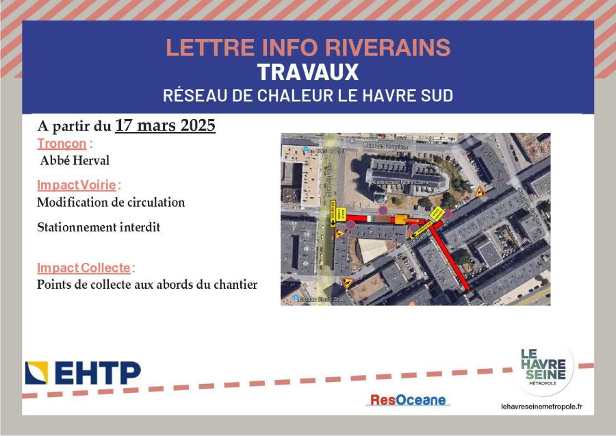 Info travaux 17 mars