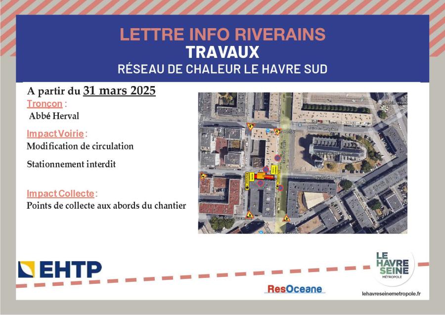 Info travaux 31 mars